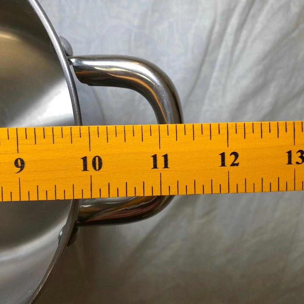 Tools of the Trade 5 Qt Stainless Steel Stock Pot w/Lid Induction Compatible